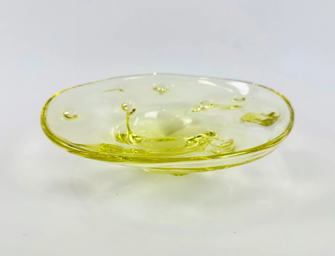 Glass bowl designed by Josef Hospodka, Sklárna Chřibská, Czechoslovakia, 1960s