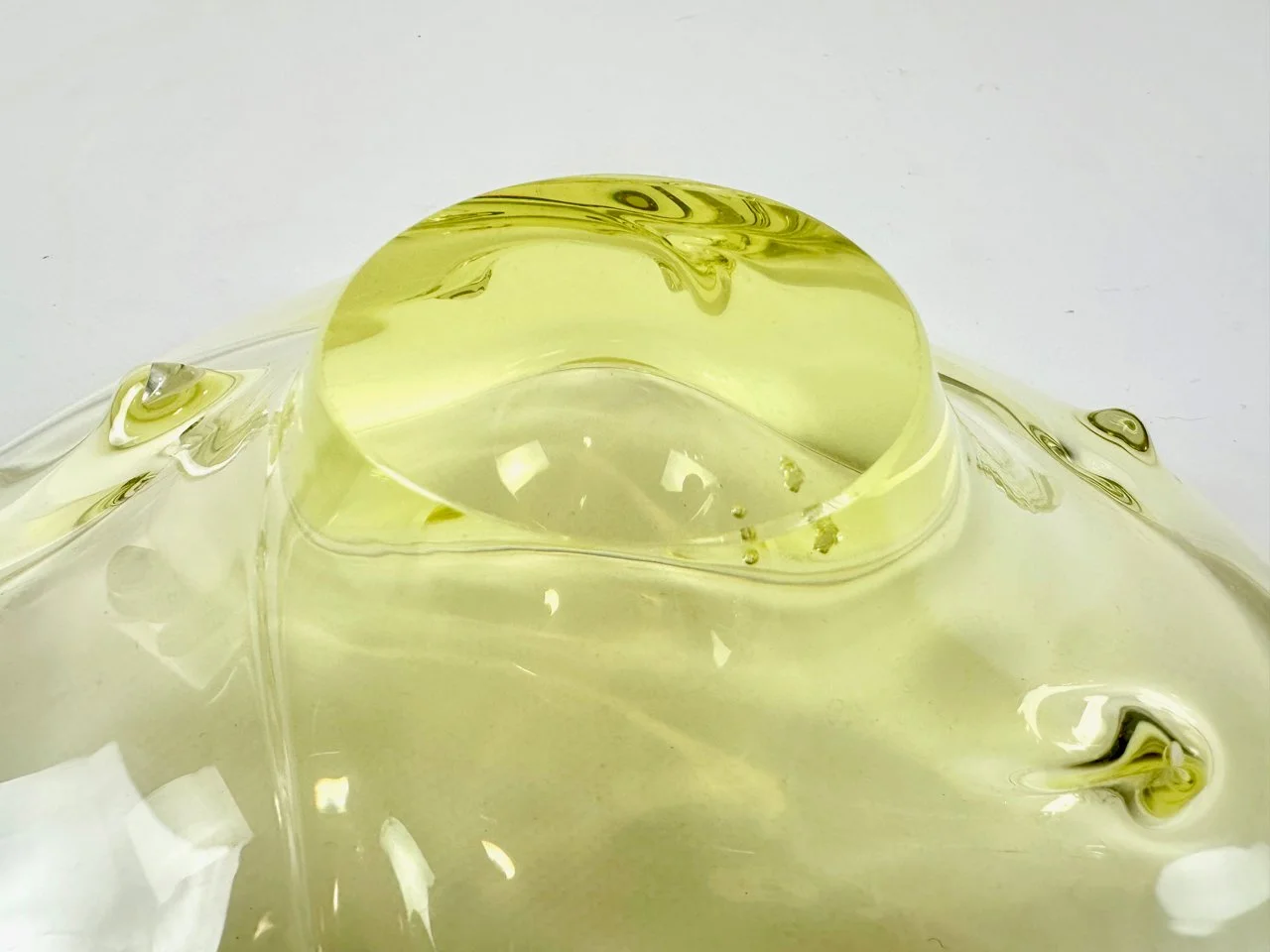 Glass bowl designed by Josef Hospodka, Sklárna Chřibská, Czechoslovakia, 1960s