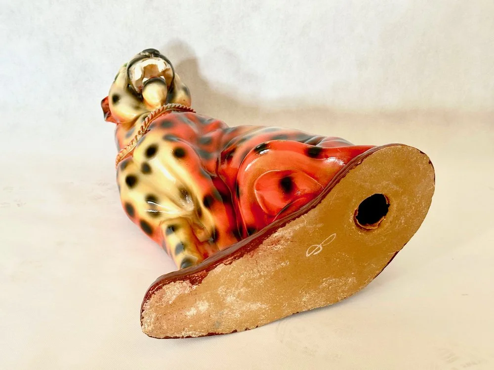 Large Leopard Figurine, Italy, 1970s