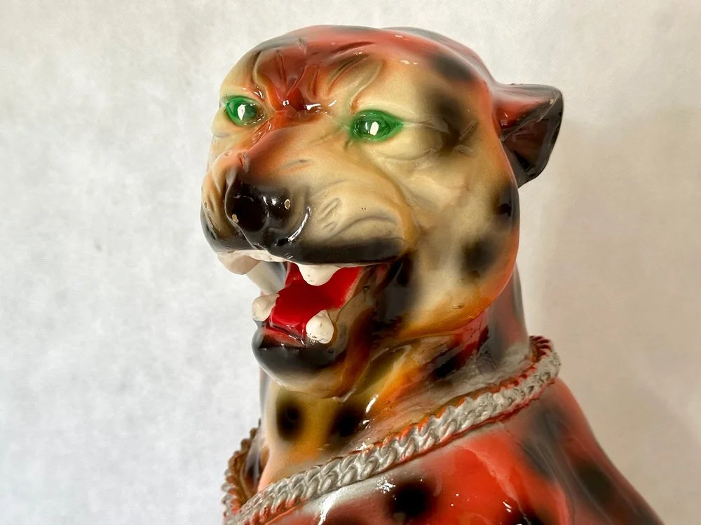 Large Leopard Figurine, Italy, 1970s