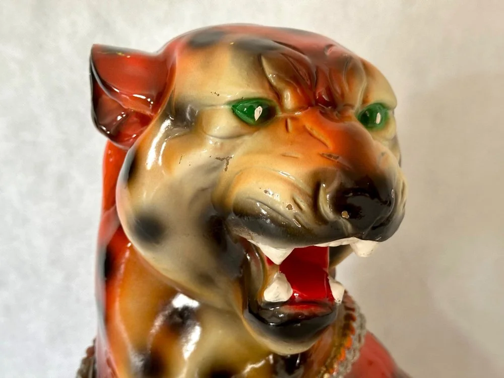 Large Leopard Figurine, Italy, 1970s