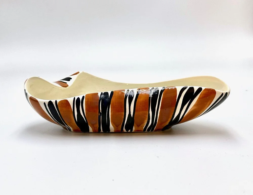 Ashtray, Model No. 204, designed by Wit Płażewski, "Włocławek" Faience Works, PRL, 1957