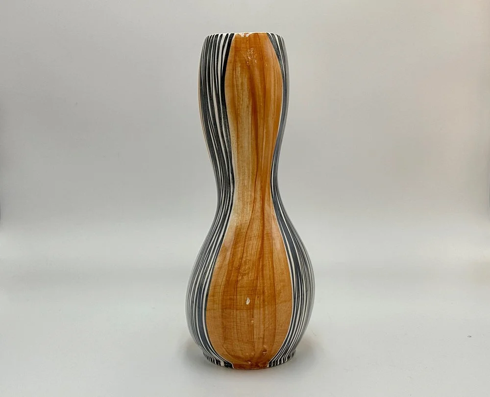 Vase, model no. 244, designed by Wit Płażewski, Zakłady Fajansu „Włocławek”, PRL, 1960s