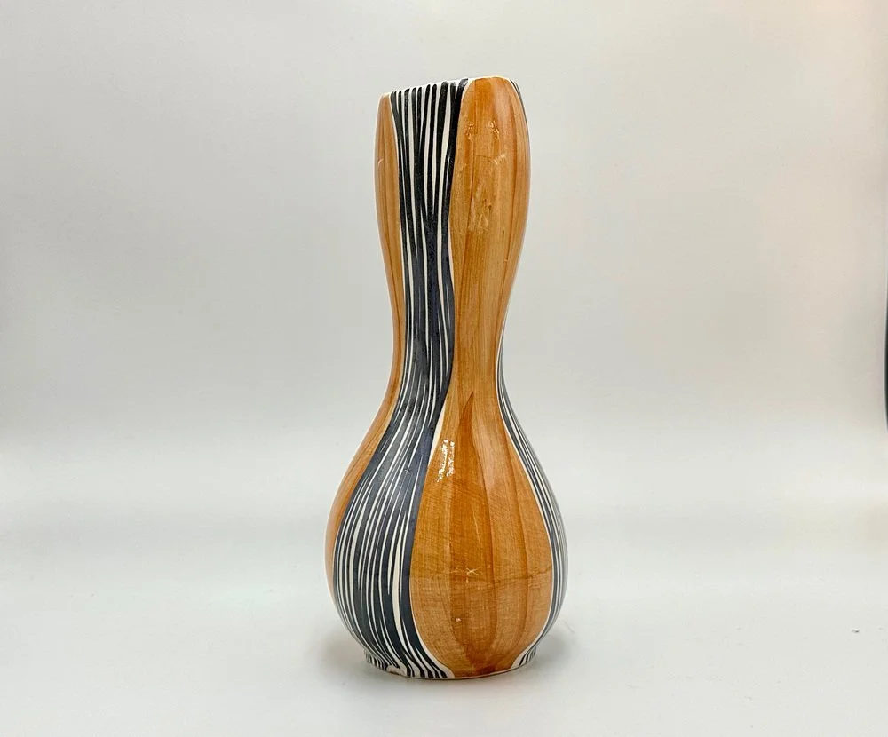Vase, model no. 244, designed by Wit Płażewski, Zakłady Fajansu „Włocławek”, PRL, 1960s