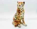 Ceramic leopard, Italy, 1970s