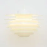 Scandinavian Verona lamp, designed by S. Middelboe, Denmark, 1978