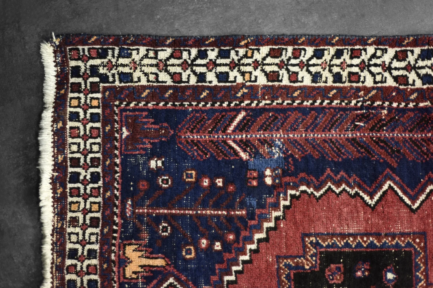 Afshar Oriental Rug, Persia/Iran, 1950s