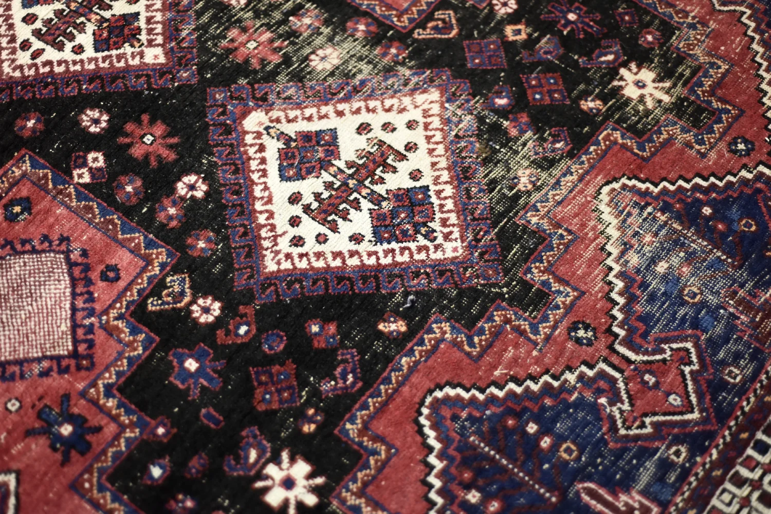 Afshar Oriental Rug, Persia/Iran, 1950s