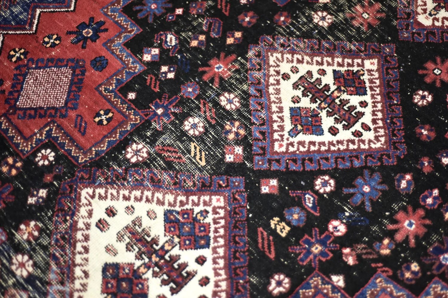 Afshar Oriental Rug, Persia/Iran, 1950s