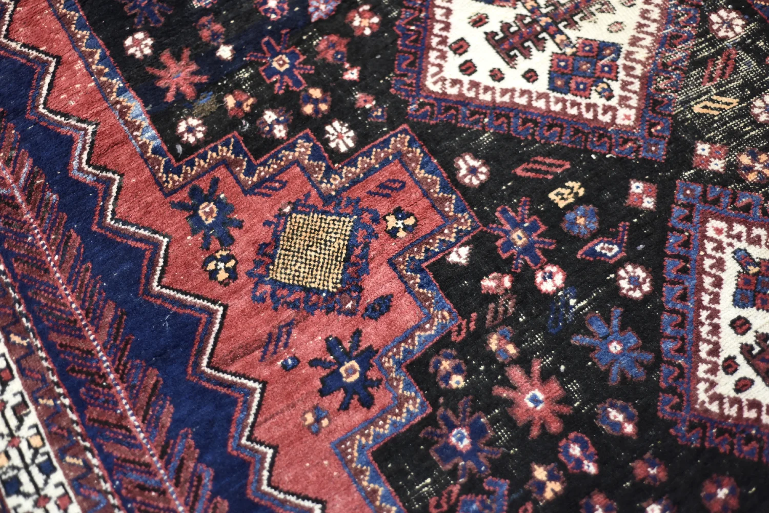 Afshar Oriental Rug, Persia/Iran, 1950s