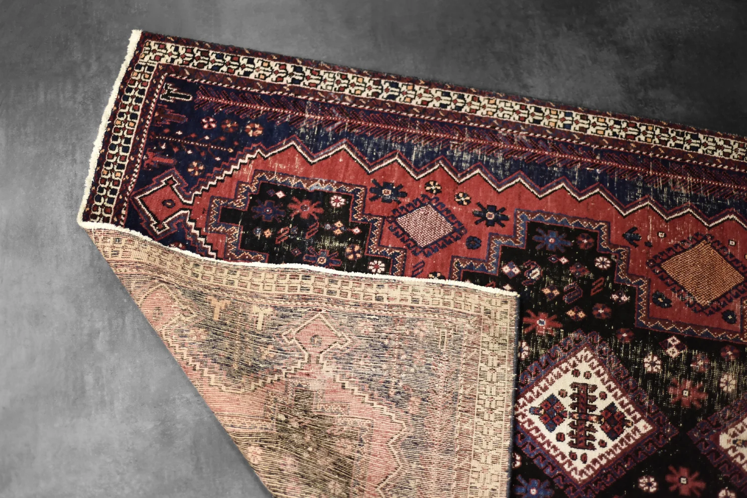 Afshar Oriental Rug, Persia/Iran, 1950s