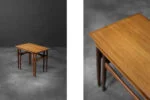 Pair of Teak Coffee Tables, Denmark, 1960s