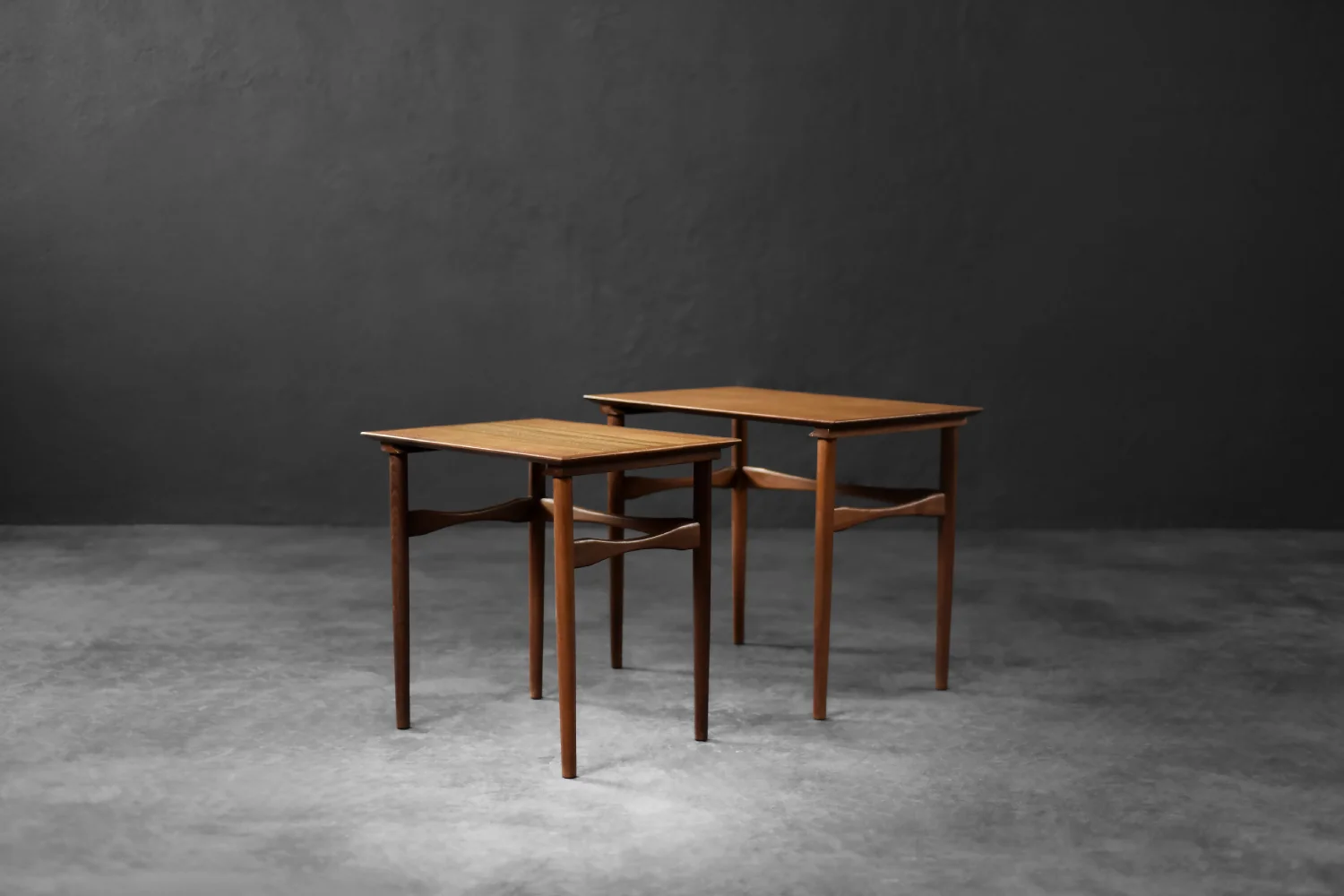 Pair of Teak Coffee Tables, Denmark, 1960s