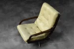 Leather swivel armchair, designed by Eugen Schmidt for Soloform, Germany, 1960s