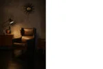 Modernist Leather Wing Chair, Denmark, 1960s