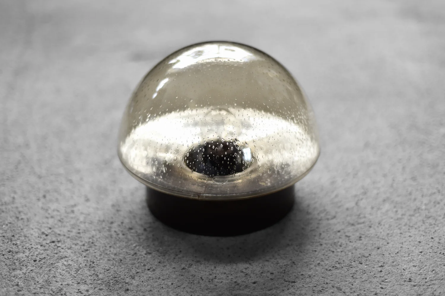 Vintage glass flush-mount / wall sconce, Germany, 1960s