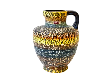 Glazed pitcher, Contura no. 216-25, Bay Keramik, Germany, 1960s