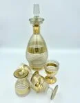 Art Deco Liqueur Set, Bohemia, Czechoslovakia, 1950s