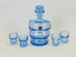 Art Deco Liqueur Set, Moser, Bohemia, Czechoslovakia, 1930s