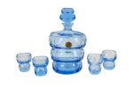 Art Deco Liqueur Set, Moser, Bohemia, Czechoslovakia, 1930s