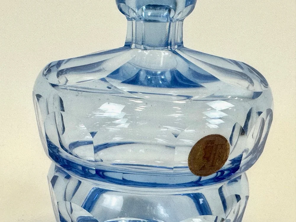 Art Deco Liqueur Set, Moser, Bohemia, Czechoslovakia, 1930s
