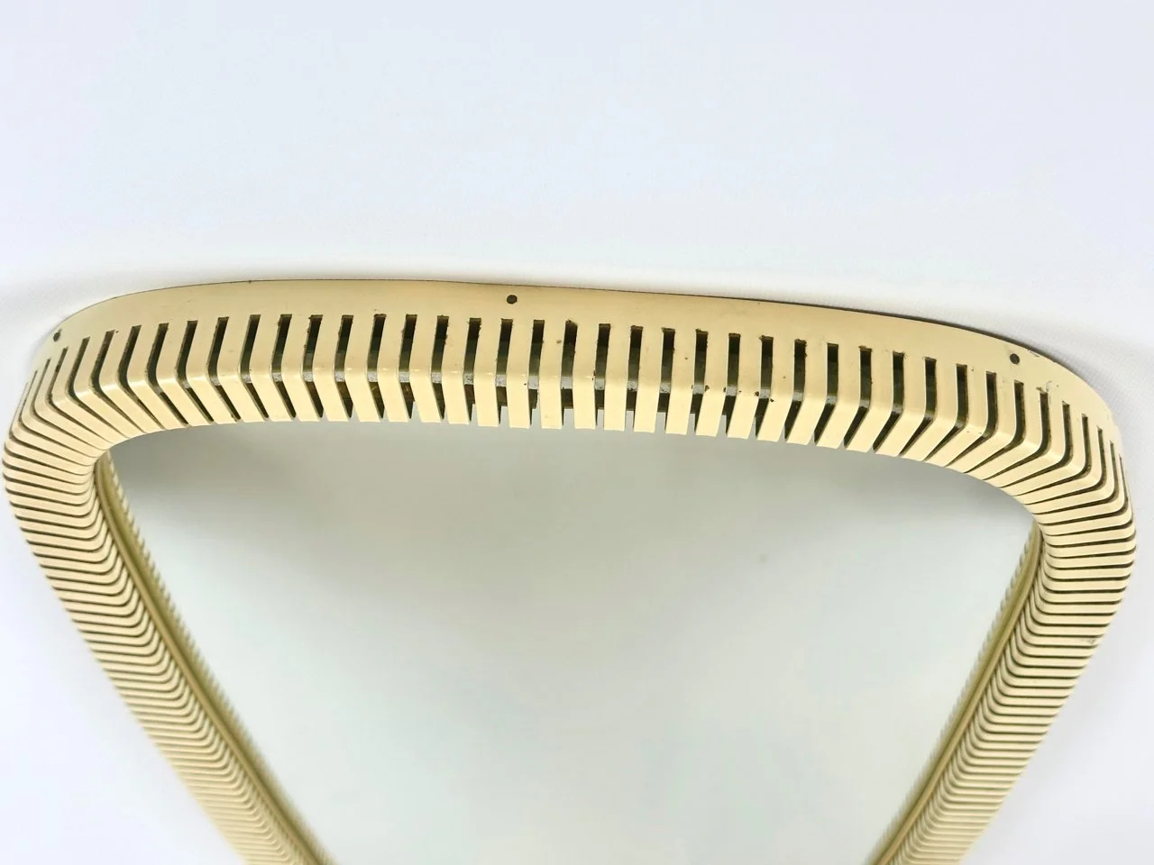 Wall mirror in metal frame, Germany, 1950s