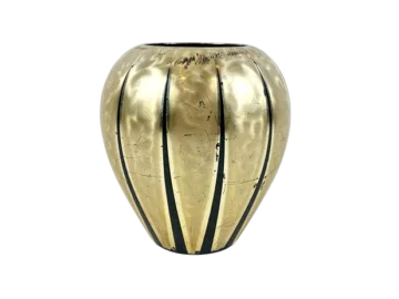 Metal Ikora-Type Vase by WMF, Germany, 1950s