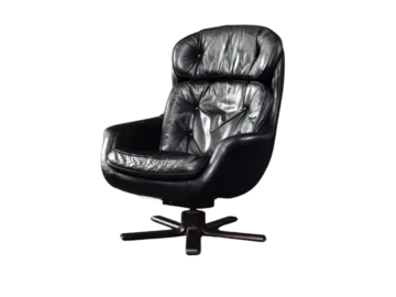 Modernist Swivel Armchair, Scandinavia, 1970s