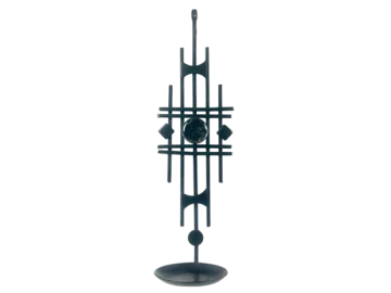 Modernist wall-mounted candle holder, Dantoft, Denmark, 1960s