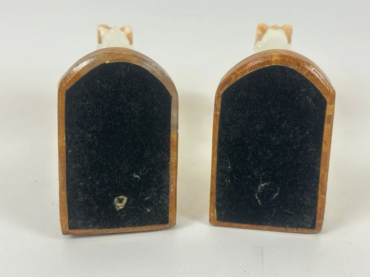 Onyx bookends, Mexico, 1970s