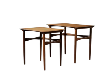 Pair of Teak Coffee Tables, Denmark, 1960s