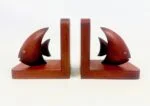 Teak bookends, Denmark, 1960s
