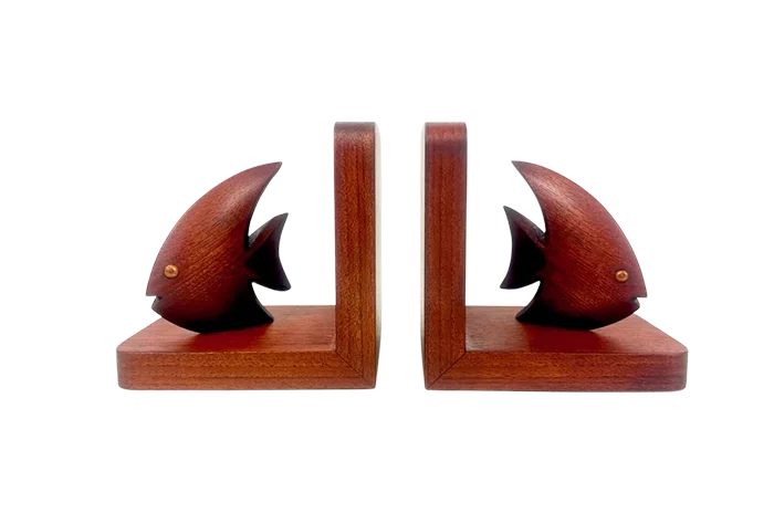 Teak bookends, Denmark, 1960s