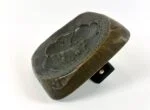 Brutalist brass door handle, Alpana, Germany, 1970s