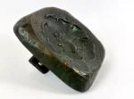 Brutalist brass door handle, Alpana, Germany, 1970s