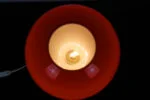 Szklana lampa stołowa, proj. Stepan Tabery, OPP Jihlava, lata 70