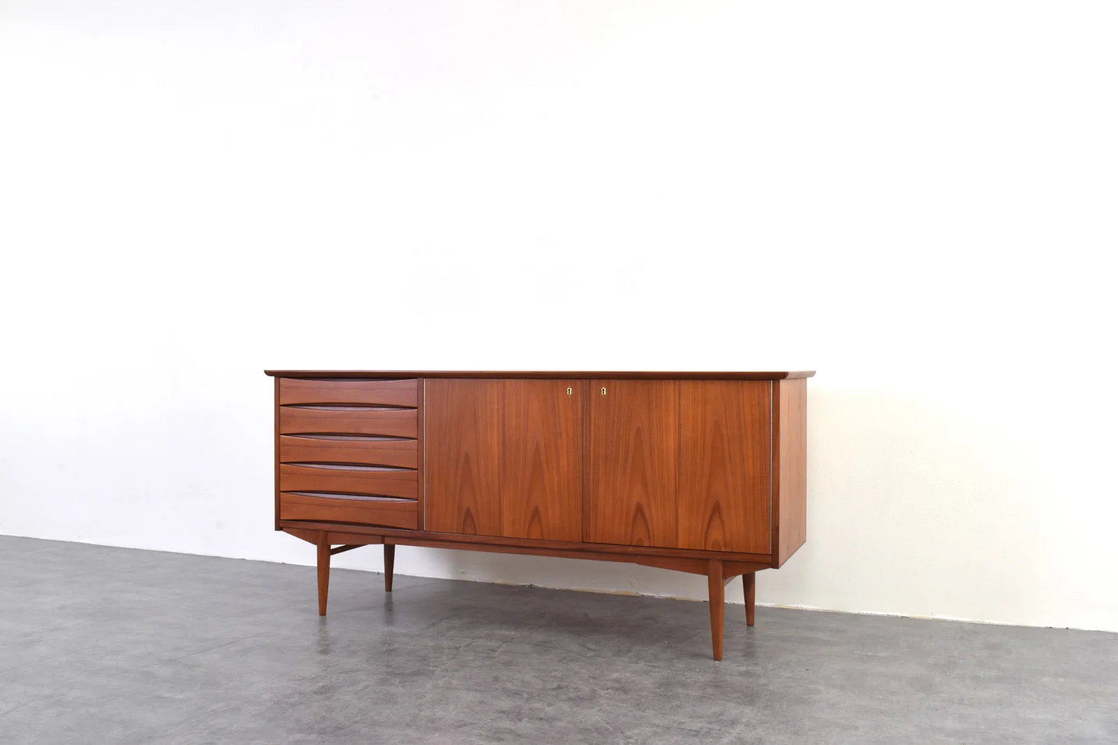 Teak sideboard designed by Frederik Kayser, Norway, 1960s