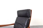 Teak lounge chairs designed by Illum Wikkelsø for Niels Eilersen, 1960s