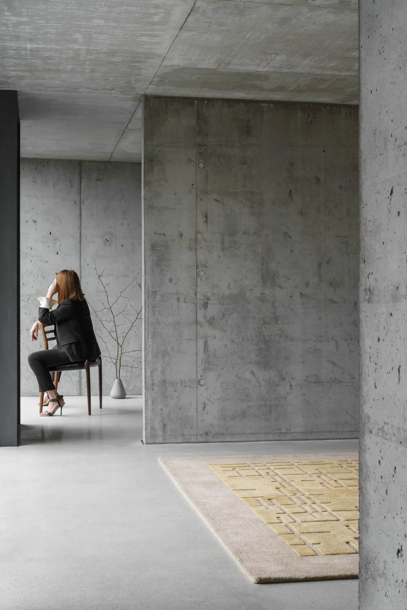 Symmetry rug collection for Massimo Copenhagen, designed by Loft Kolasiński, photo by Joel Hauck