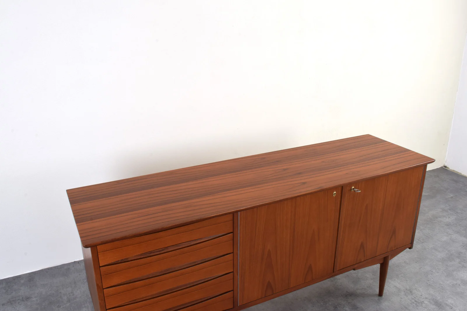 Teak sideboard designed by Frederik Kayser, Norway, 1960s