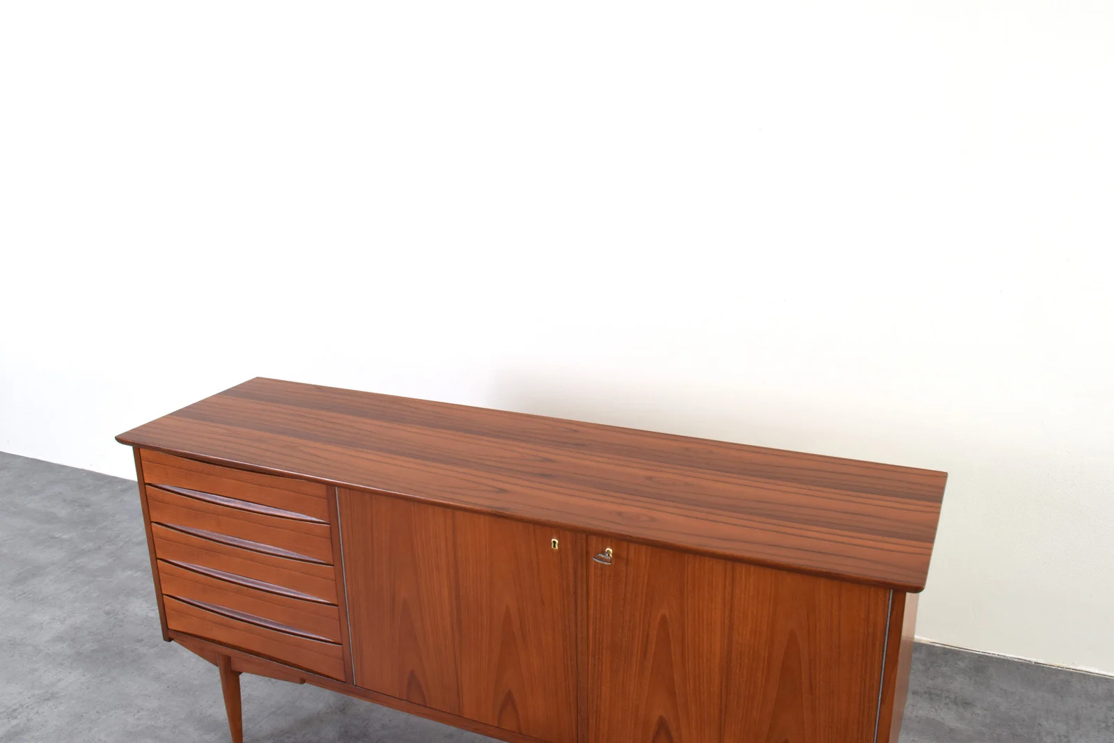 Teak sideboard designed by Frederik Kayser, Norway, 1960s