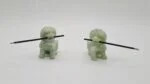 Chinese jade Foo Dog figurines, China, 19th century