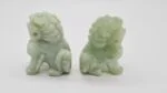 Chinese jade Foo Dog figurines, China, 19th century