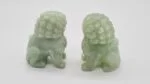 Chinese jade Foo Dog figurines, China, 19th century