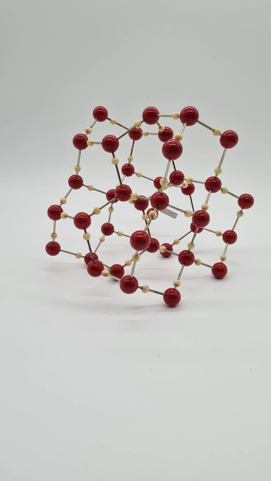 Molecular model of an ice crystal, Czechoslovakia, 1950s