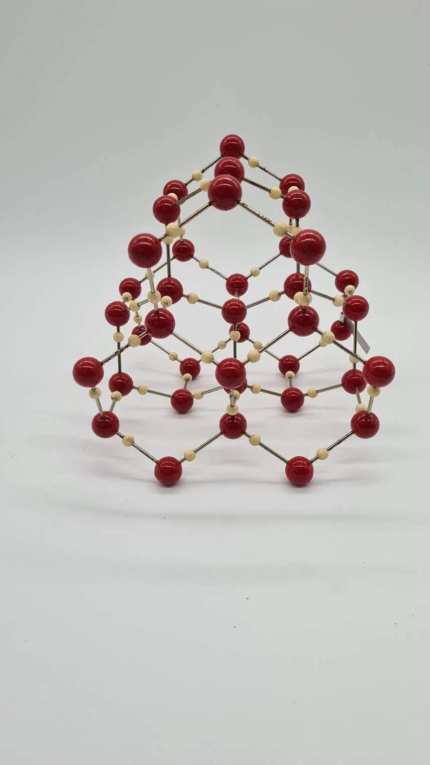 Molecular model of an ice crystal, Czechoslovakia, 1950s