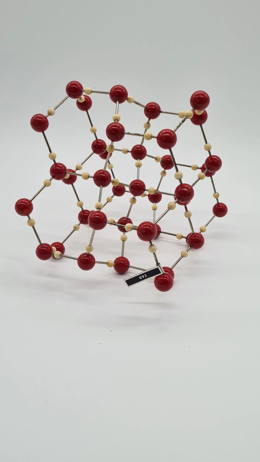 Molecular model of an ice crystal, Czechoslovakia, 1950s