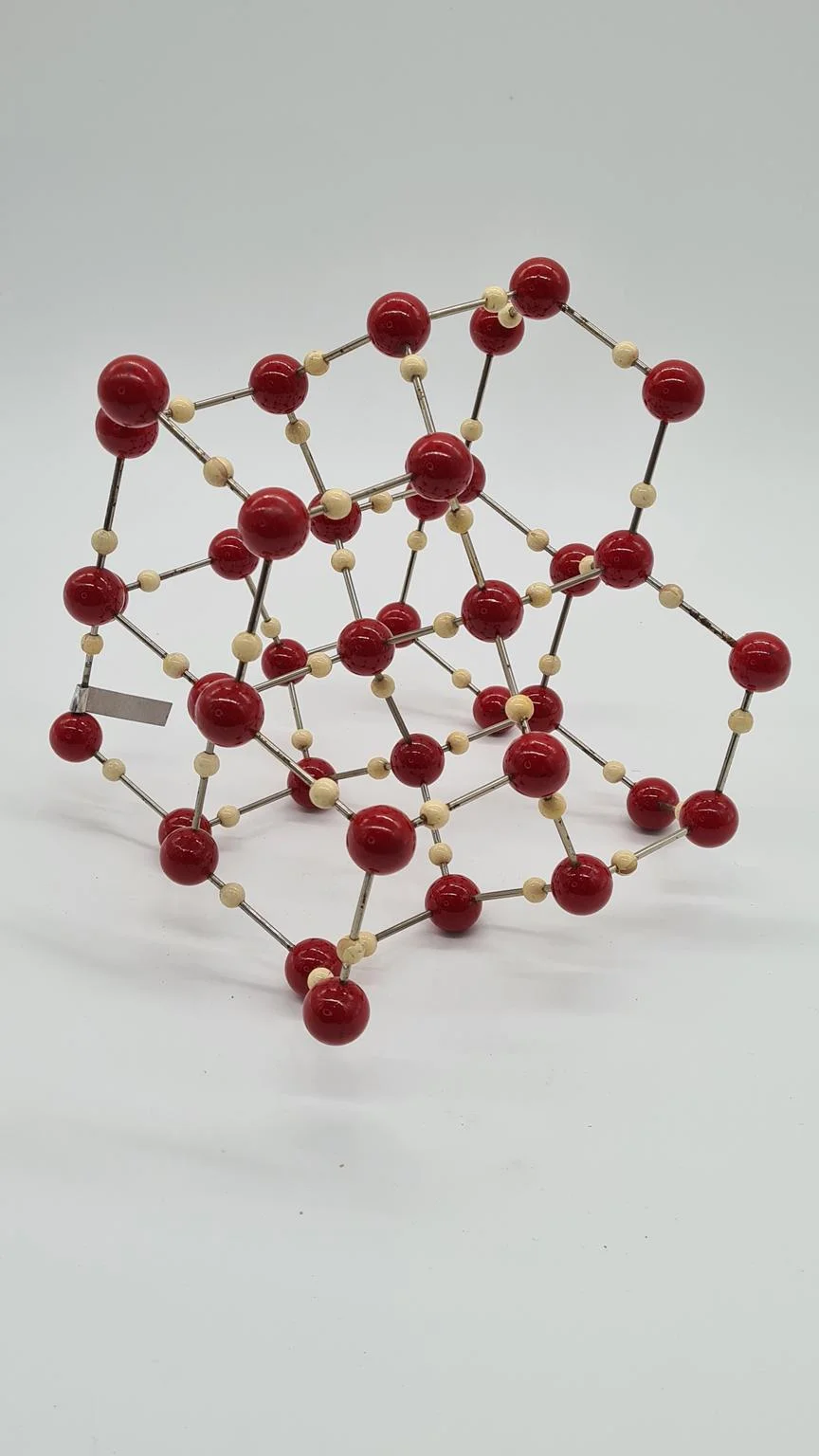 Molecular model of an ice crystal, Czechoslovakia, 1950s