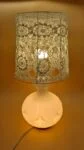 Glass table lamp by Peill & Putzler, 1960s