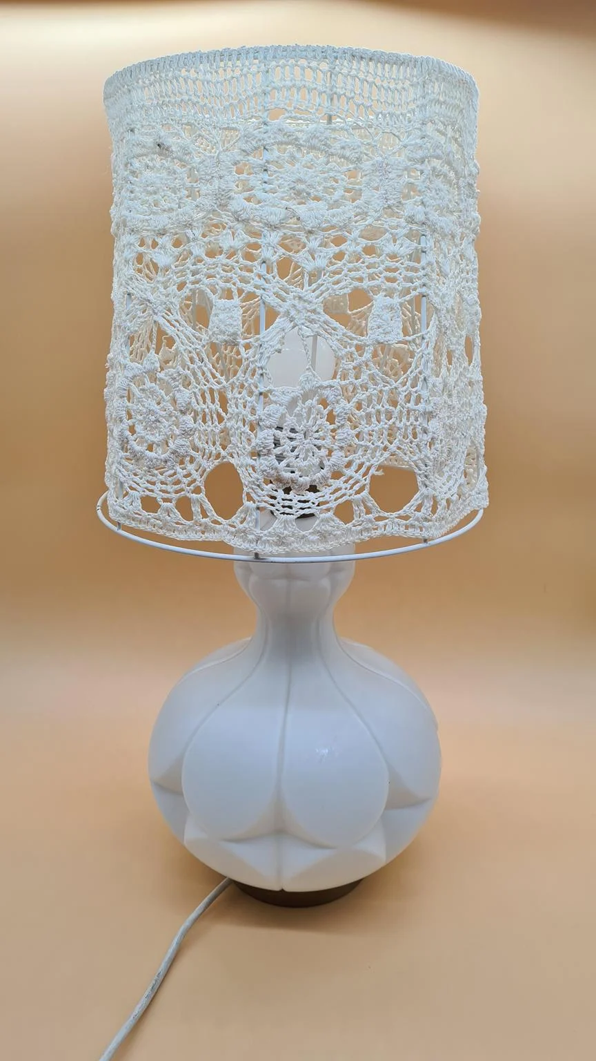 Glass table lamp by Peill & Putzler, 1960s